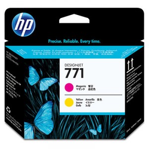 Tete d'impression HP Designjet 771 magenta et jaune